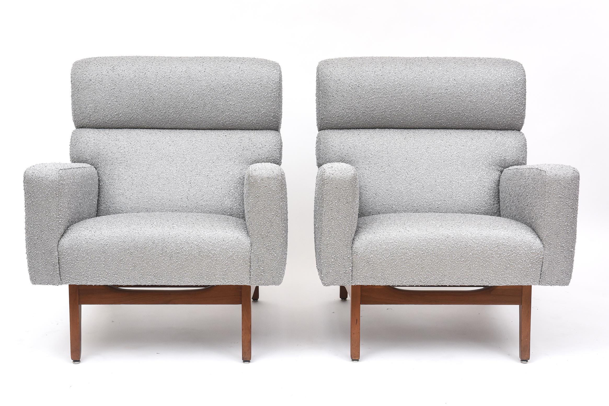 Mid-Century Modern Paire de fauteuils de salon Jens Risom en vente