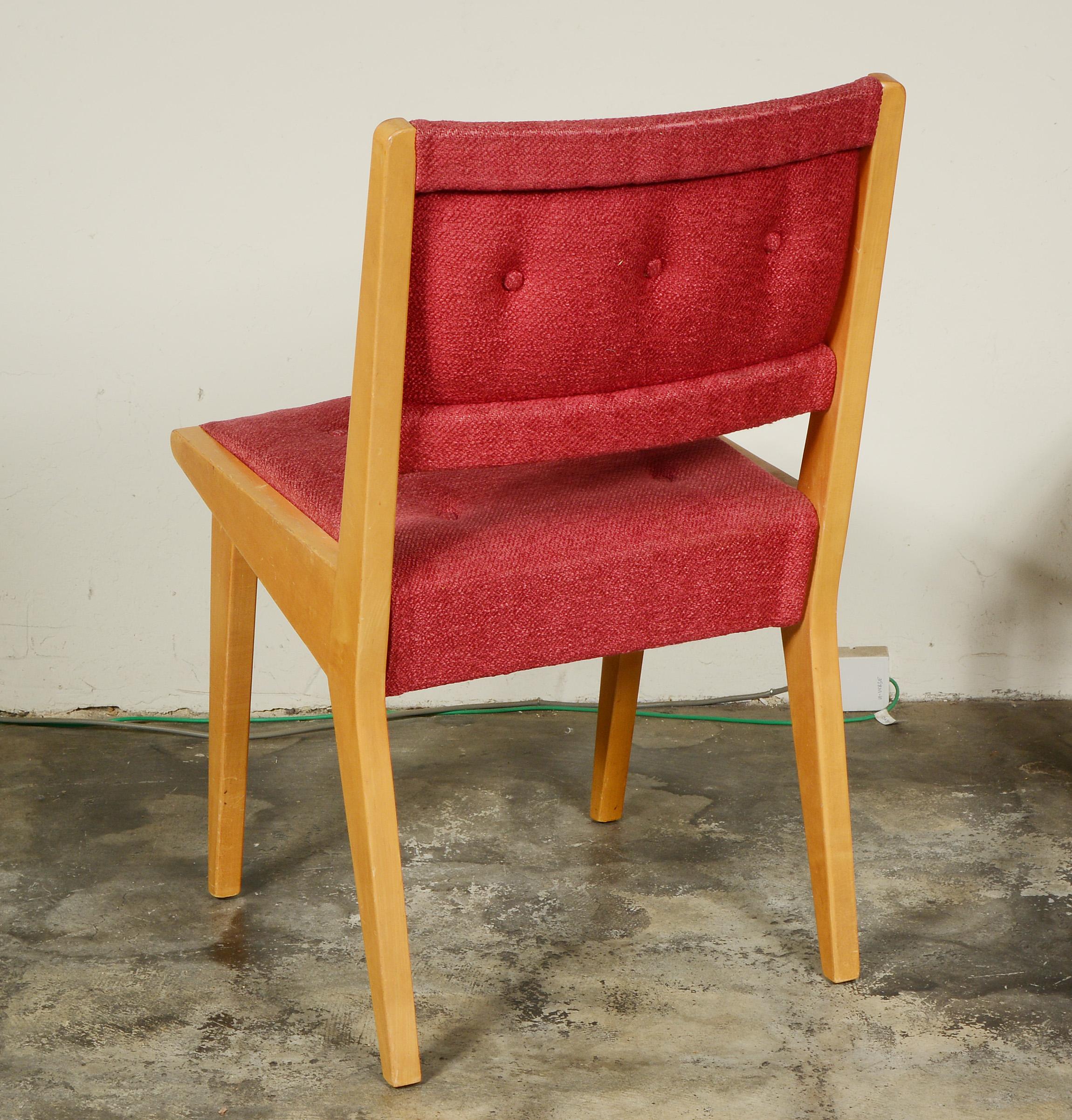 Pair of Jens Risom Side Chairs for Knoll 6