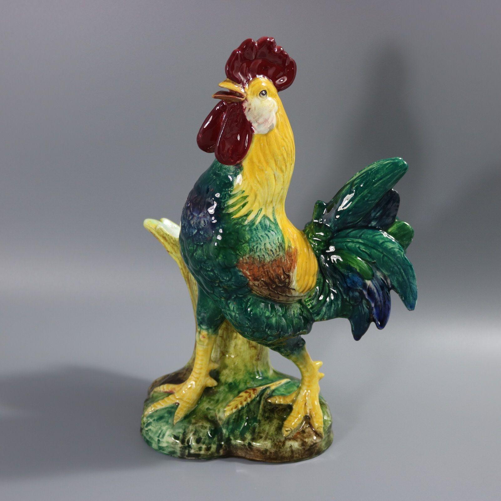 Coppia di vasi con gallina e gallo di Jerome Massier in vendita 6