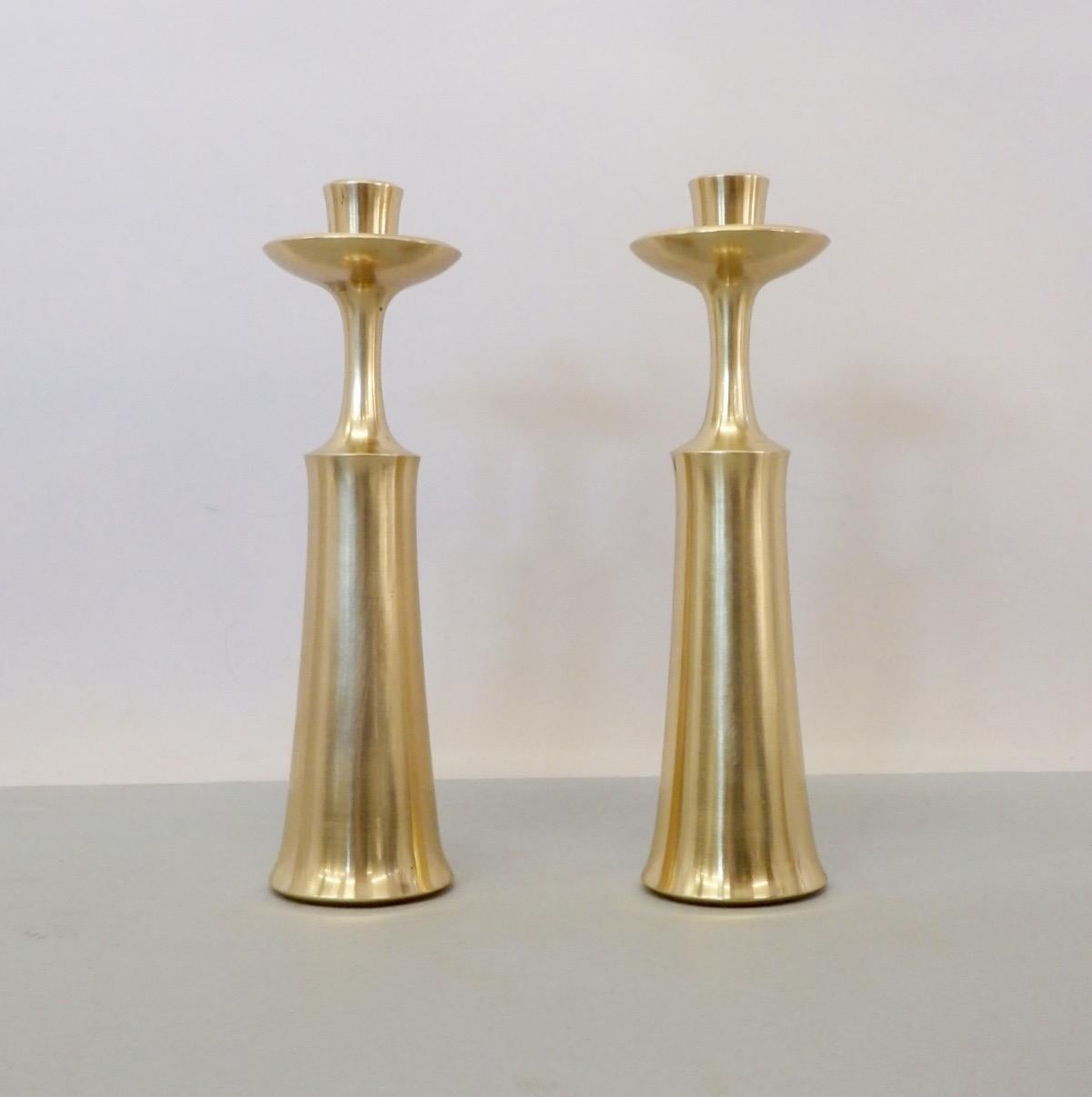 solid brass candle holders