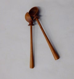 Pair of JHQ Dansk Denmark Teak Salad Servers