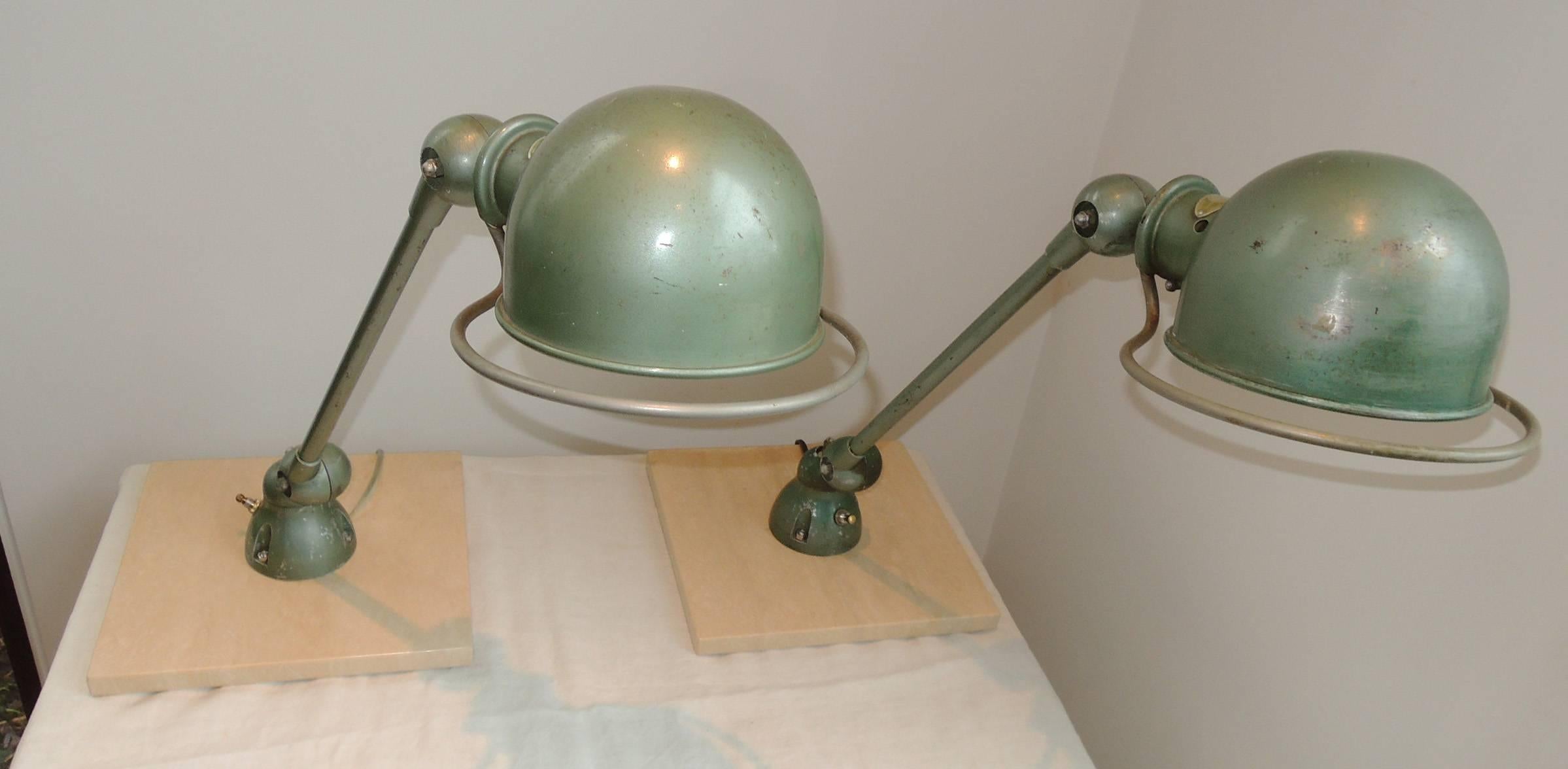 Pair of Jieldé Table Lamps In Excellent Condition In Washington, DC