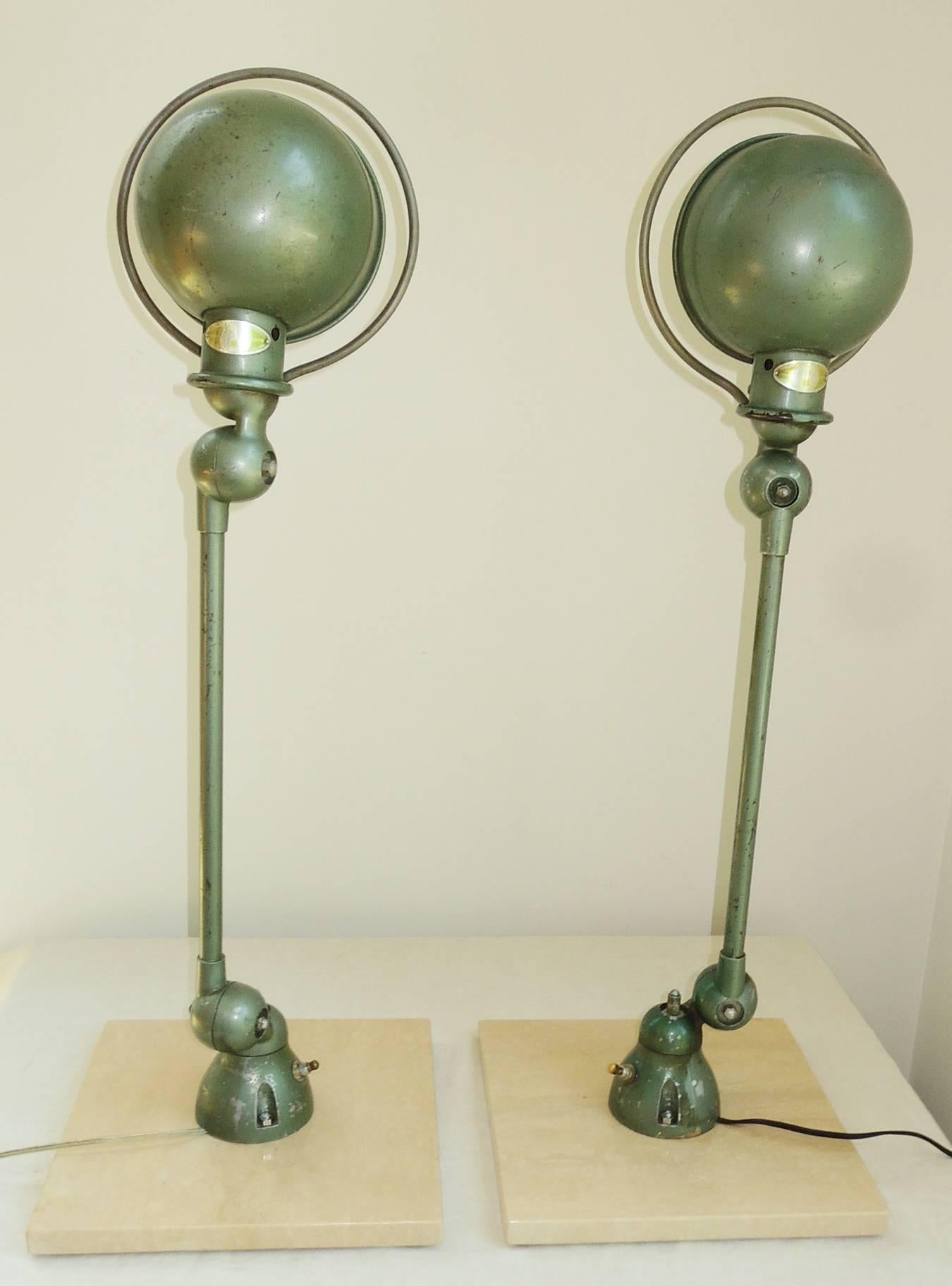 Mid-Century Modern Pair of Jieldé Table Lamps
