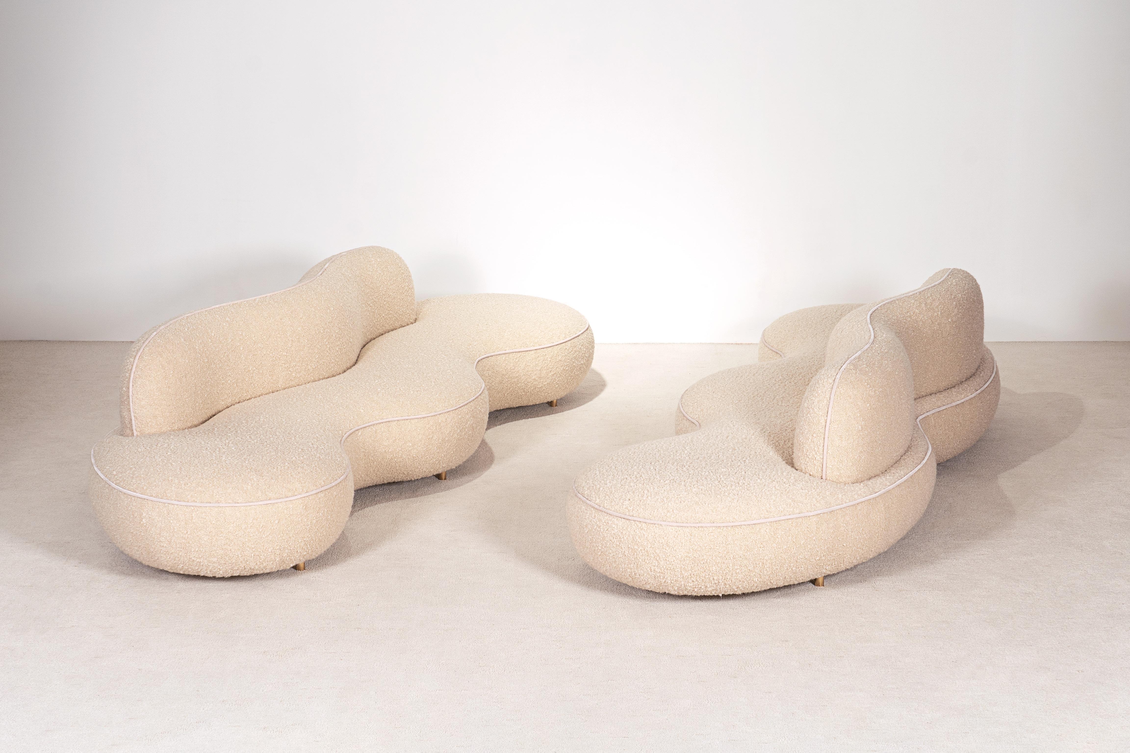 Pair of Jim Sofas by Proisy Studio For Sale 1