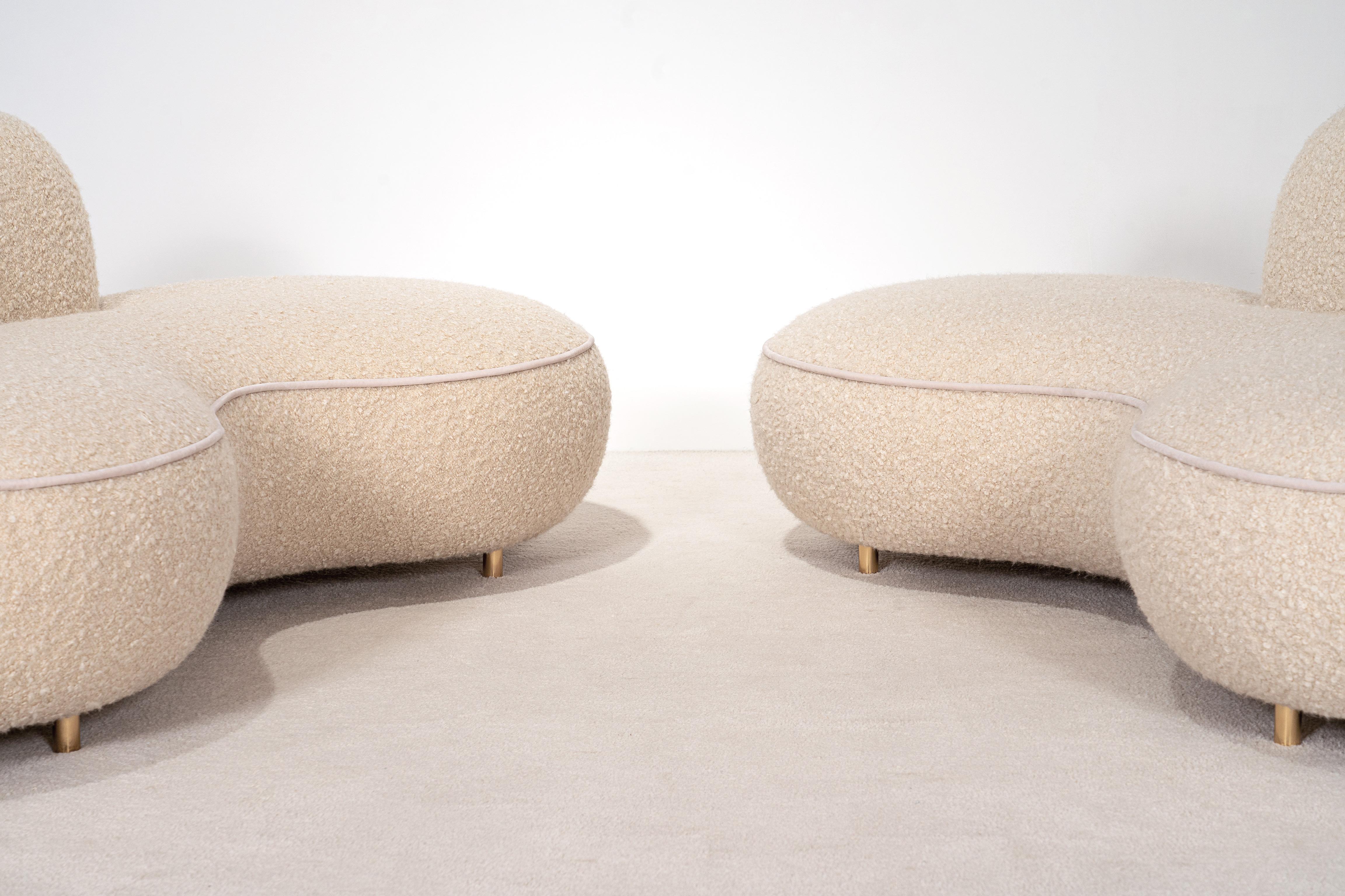 Pair of Jim Sofas, XL Size, by Proisy Studio For Sale 2