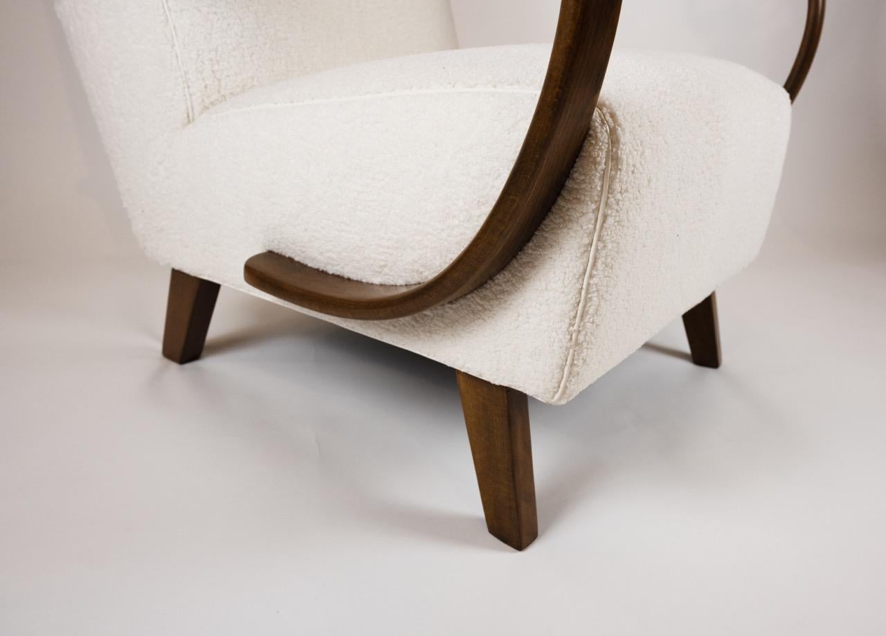 Pair of Jindřich Halabala Armchairs In Good Condition For Sale In New York, NY