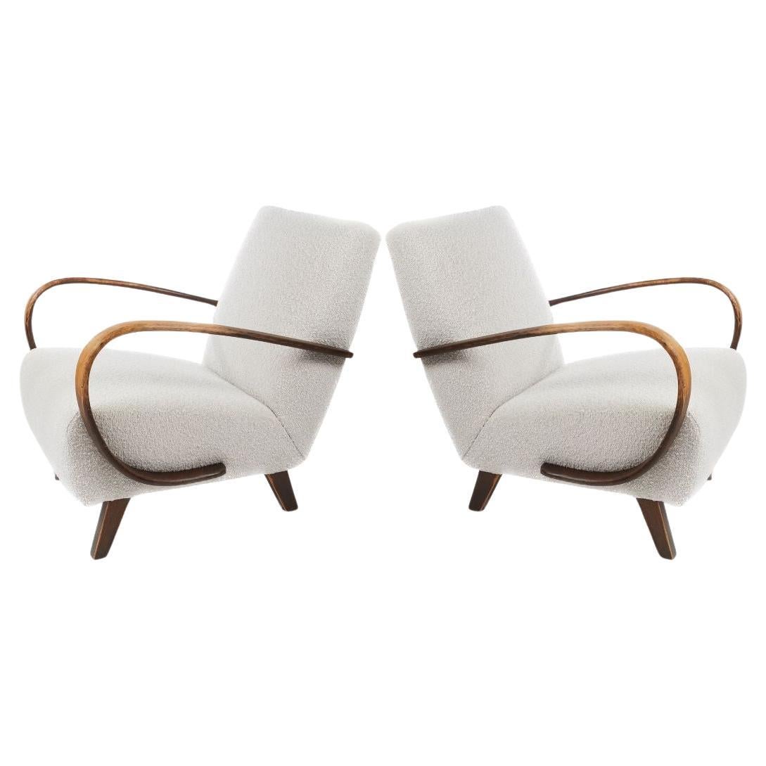 Pair of Jindřich Halabala Armchairs
