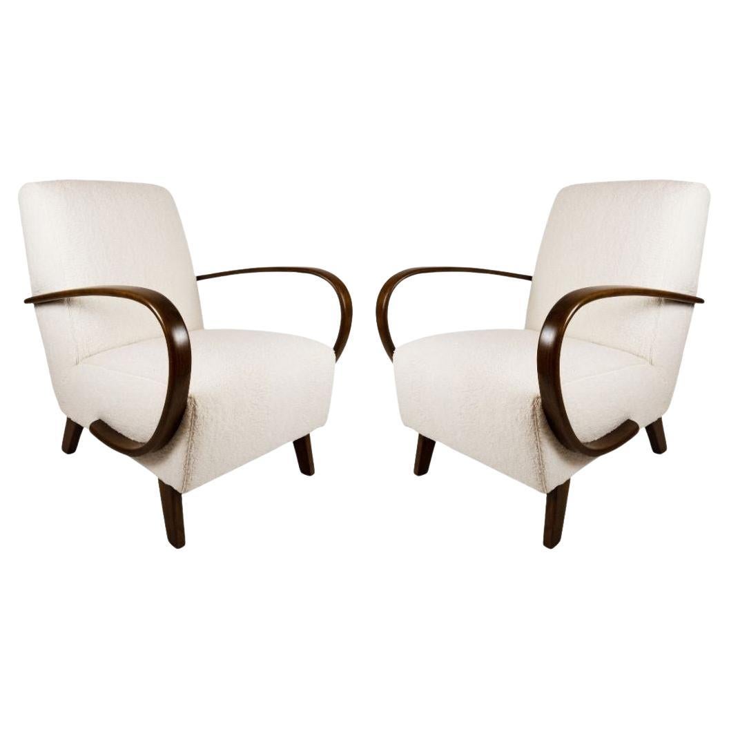 Pair of Jindřich Halabala Armchairs For Sale