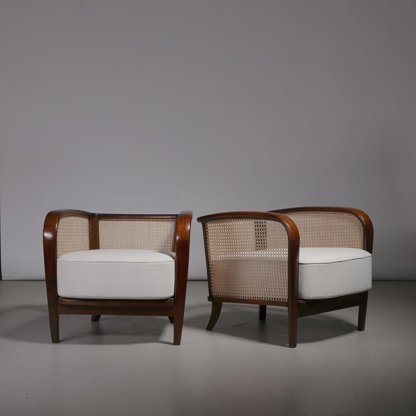 Early 20th Century Pair of Jindřich Halabala 