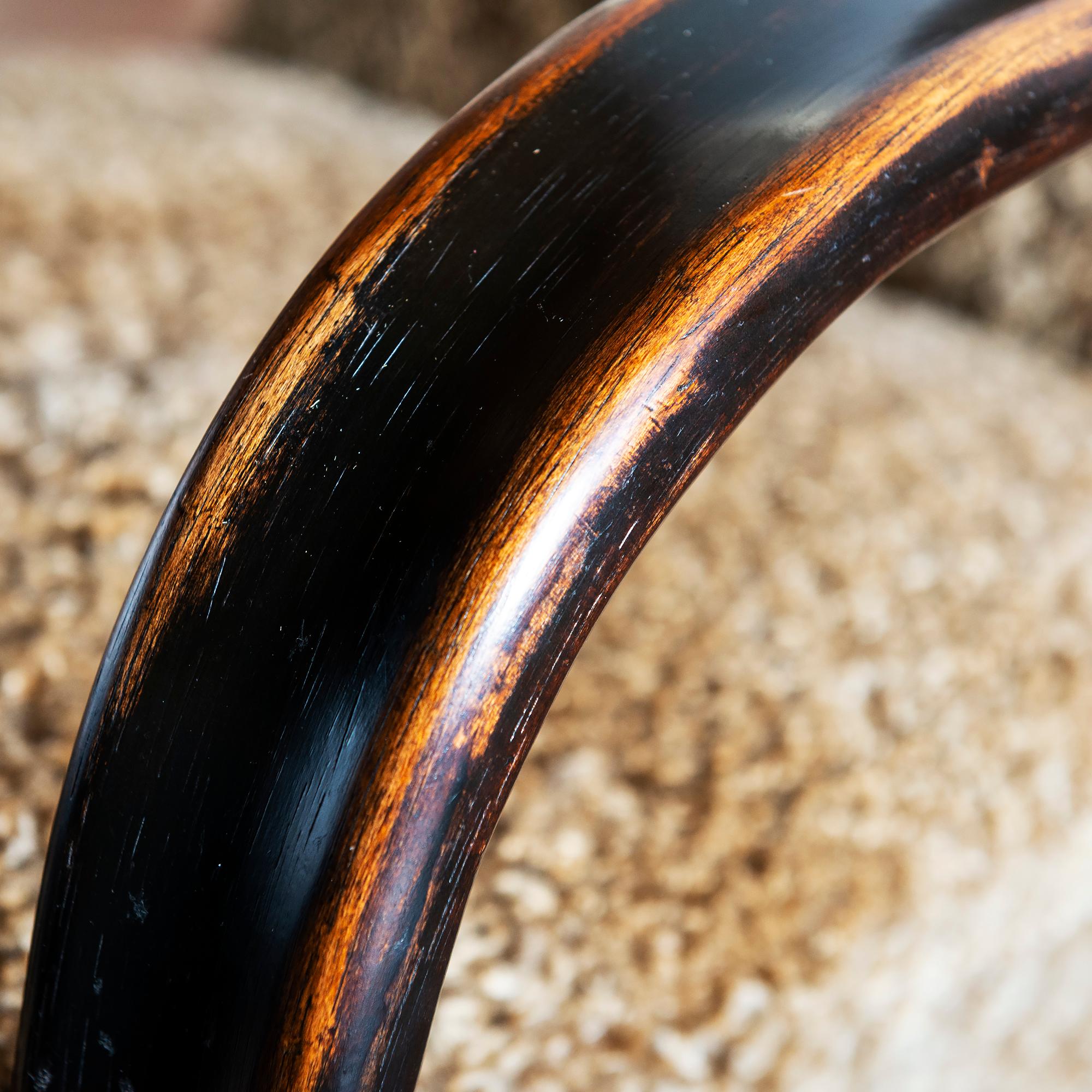 Pair of Jindrich Halabala H269 Lounge Chairs in Sheepskin, Czechoslovakia, 1930s 6