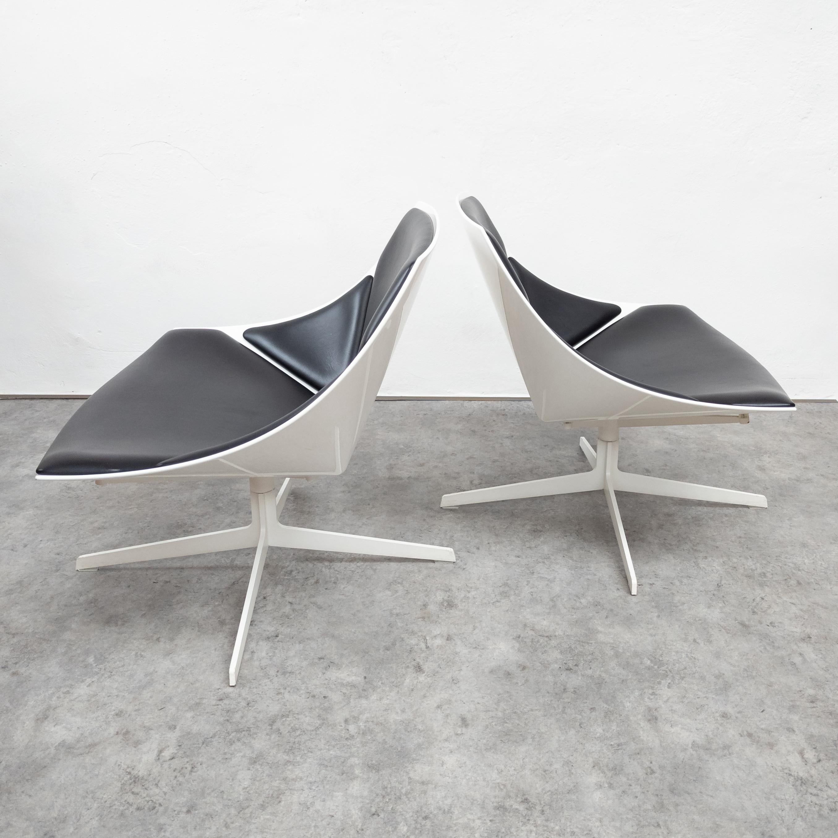 Danish Pair of JL10 'Space' Chairs by Jjurgen Laub & Markus Jehs for Fritz Hansen