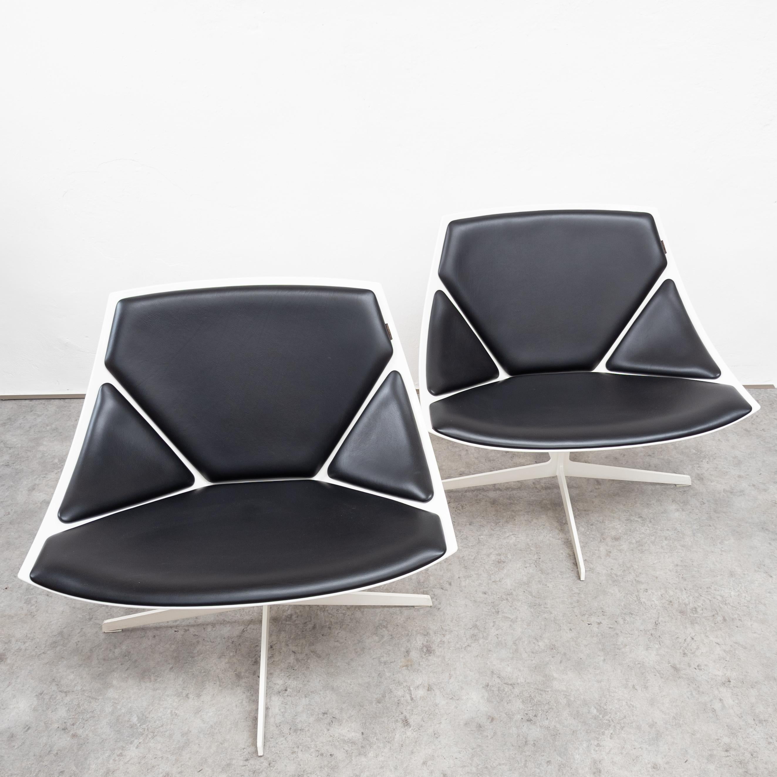 Contemporary Pair of JL10 'Space' Chairs by Jjurgen Laub & Markus Jehs for Fritz Hansen
