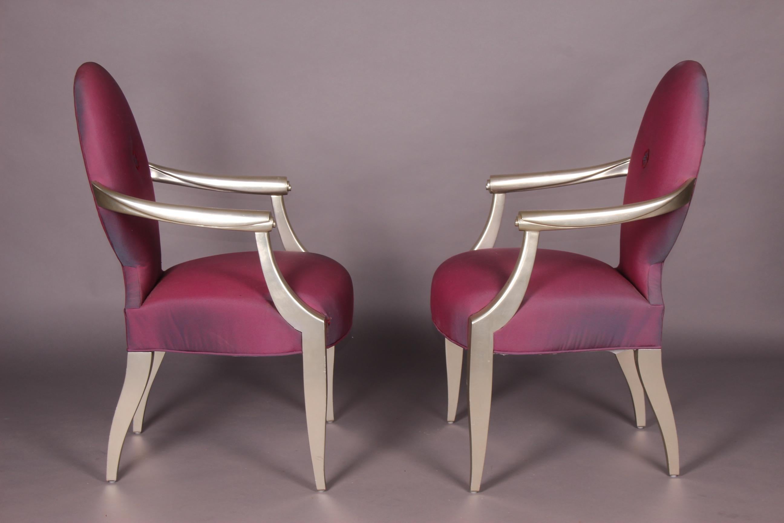 Pair of John Hutton Armchairs In Fair Condition In grand Lancy, CH