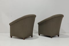 Pair of John Hutton for Donghia Ghost Chairs with Ottoman