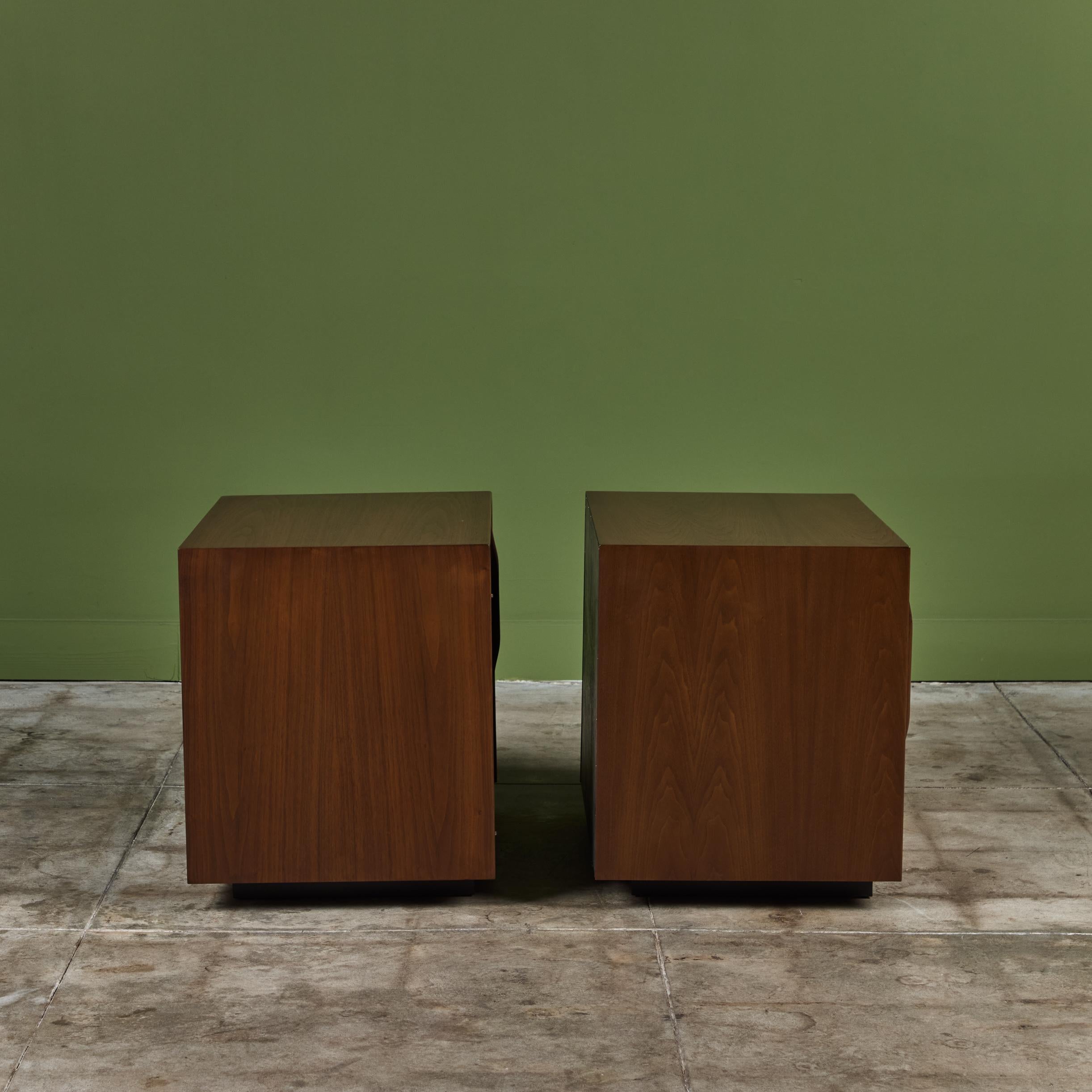 Laminate Pair of John Kapel Nightstands for Glenn of California