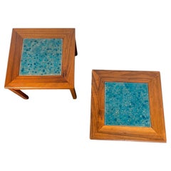 Pair of John Keal for Brown Saltman 'Constellation' End Tables