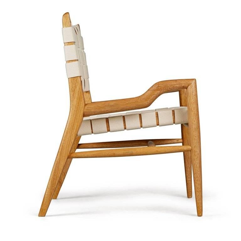 Mid-Century Modern Pair of John Keal for Brown Saltman Sculptural Lounge Chairs, circa 1954