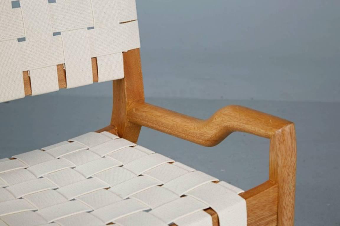 Mid-20th Century Pair of John Keal for Brown Saltman Sculptural Lounge Chairs, circa 1954