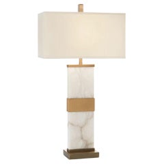 Coppia di lampade da tavolo in alabastro John-Richs