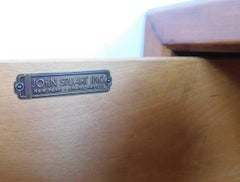 Pair of John Stuart Midcentury 3-Drawer Bachelor Chests/Bedside Cabinets