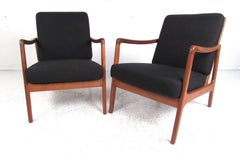 Pair of John Stuart Mid-Century Modern Chairs by Ole Wanscher
