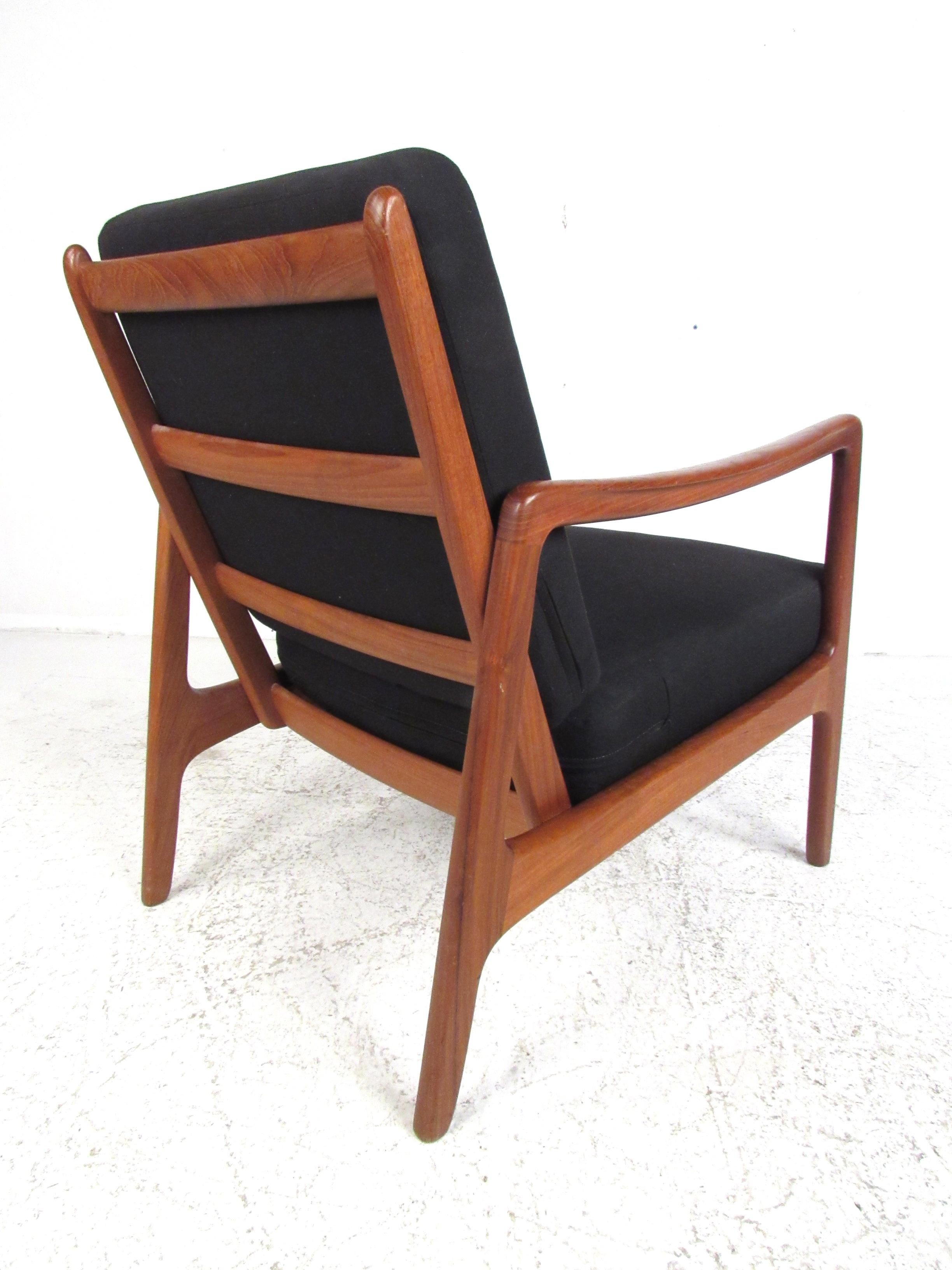 Teak Pair of John Stuart Mid-Century Modern Chairs by Ole Wanscher