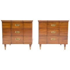 Coppia di comodini in legno di John Widdicomb Cherry