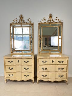 Pair of John Widdicomb French Provincial Bachelors Chests