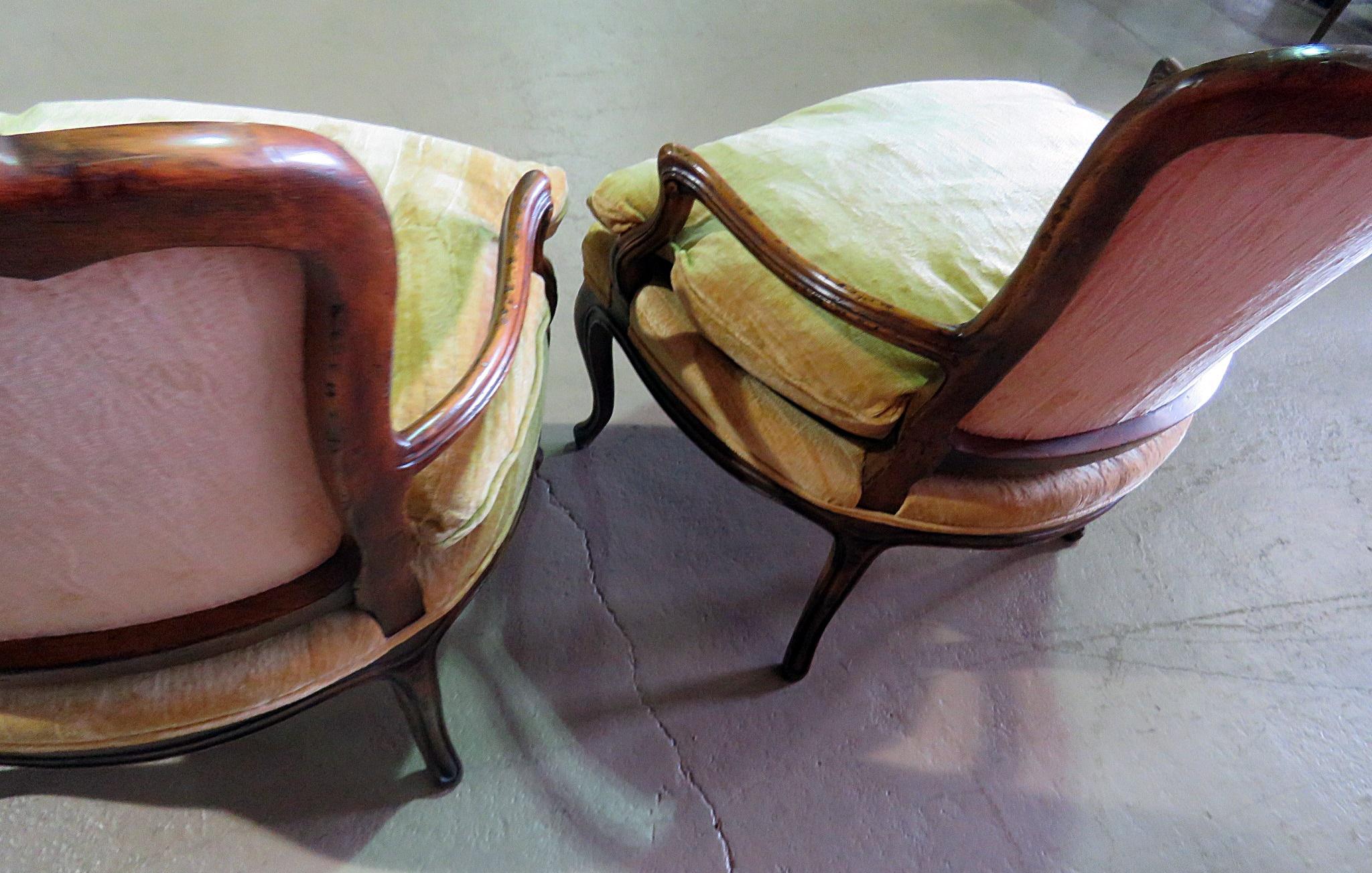 Pair of John Widdicomb Louis XVI Style Armchairs 2