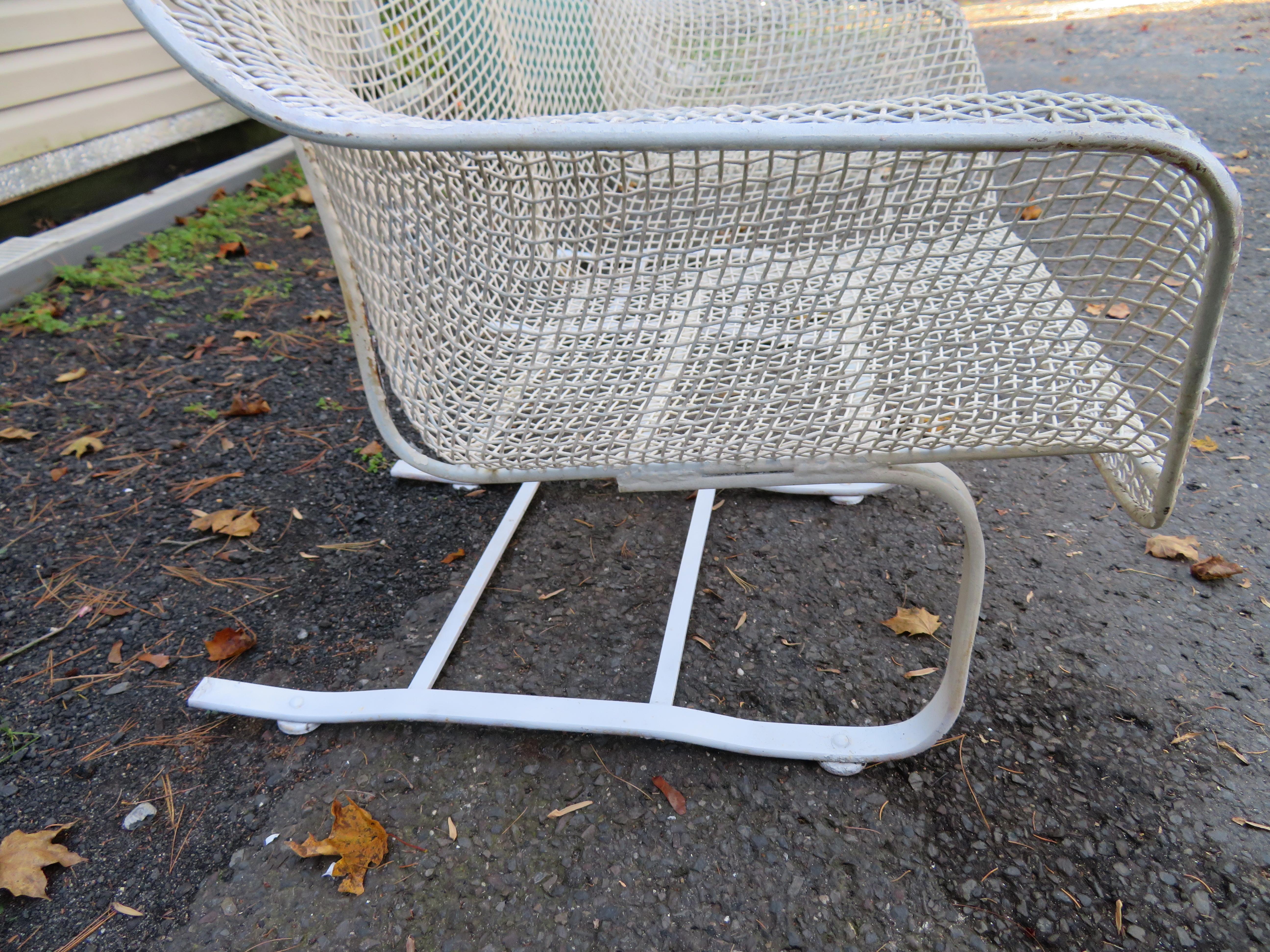 Pair of John Woodard Sculptura Springer Patio Lounge Chairs Mid Century 2
