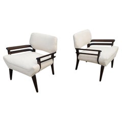 Pair of Johnn Keal for Brown Saltman Lounge Chairs 