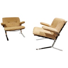 Pair of Joker Armchairs by Olivier Mourgue, 1970s