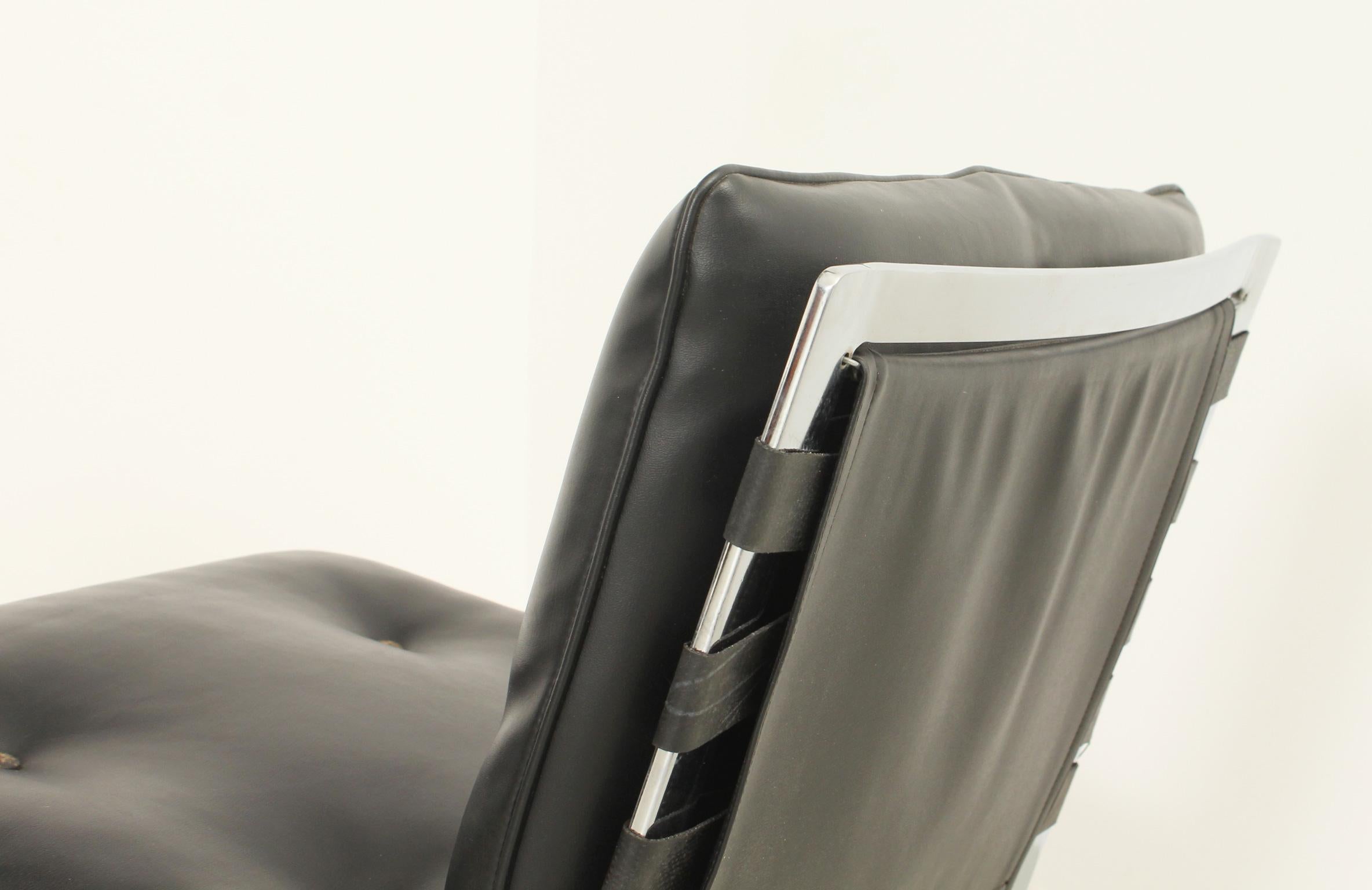 Mid-20th Century Pair of Joker Easy Chairs by Olivier Mourgue, France, 1960