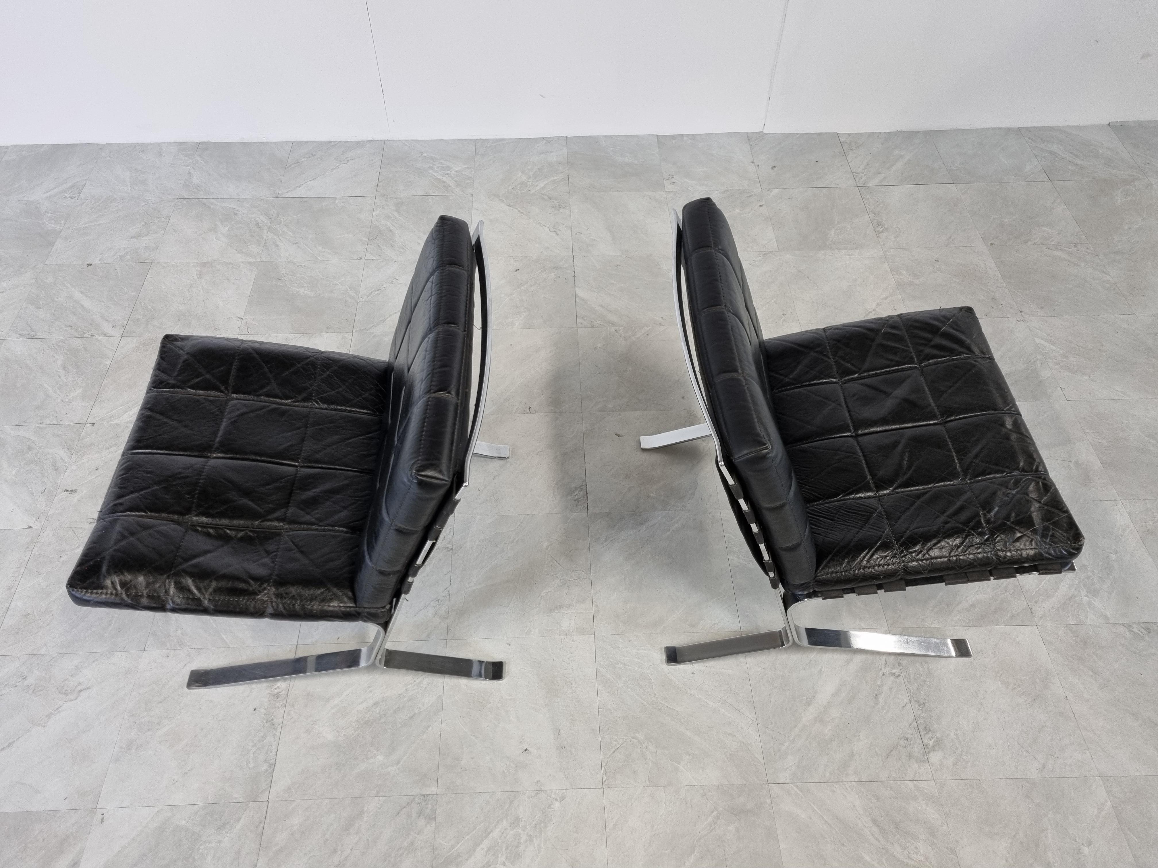 Pair of Joker Lounge Chairs by Olivier Mourgue, 1970s 1