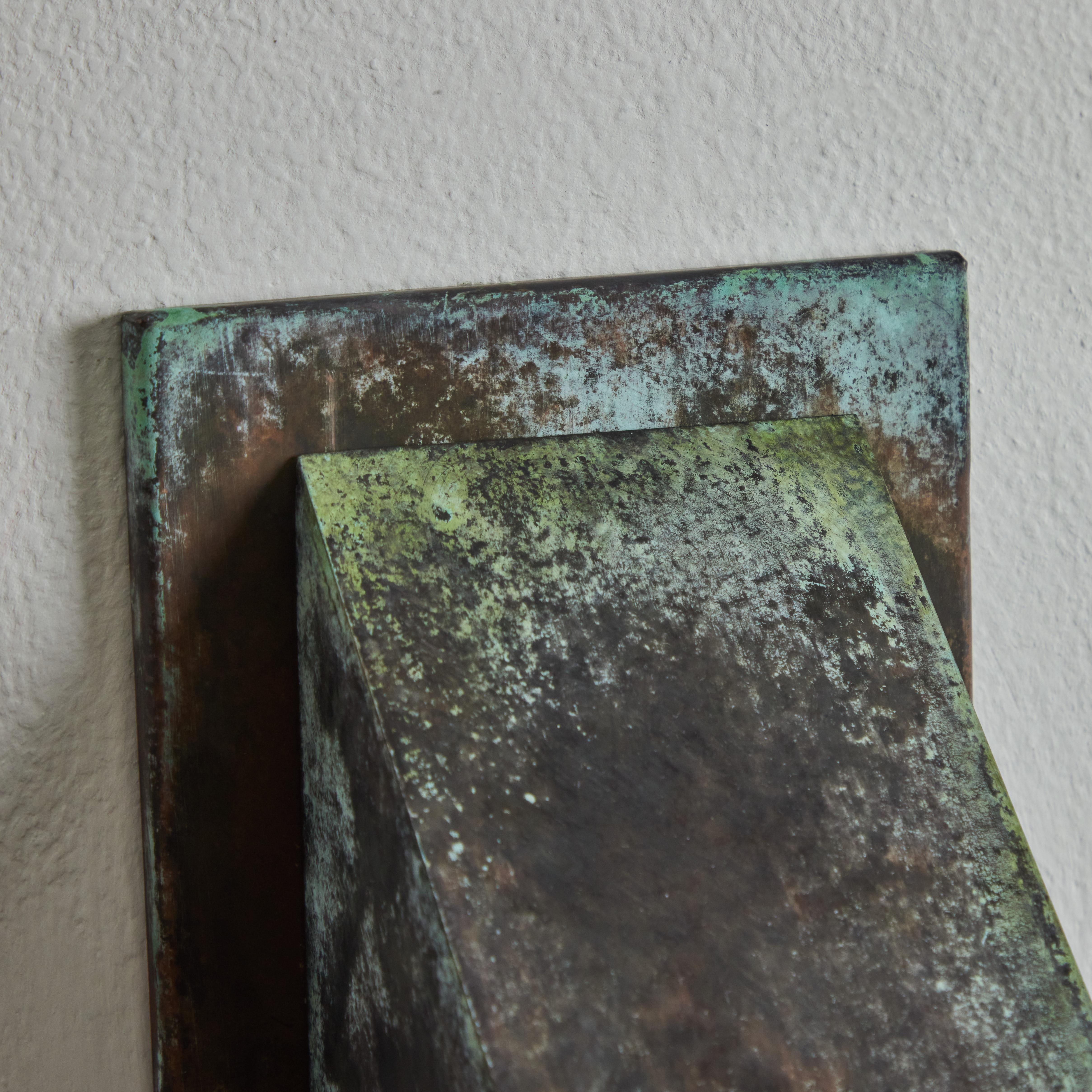 Pair of Jonas Bohlin 'Oxid' Darkly Patinated Outdoor Wall Lights for Örsjö For Sale 7