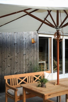 Pair of Jonas Bohlin 'Oxid' Raw Brass Outdoor Wall Lights for Örsjö