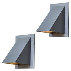 Pair of Jonas Bohlin 'Oxid' Wall Lights for Örsjö in Painted Silver