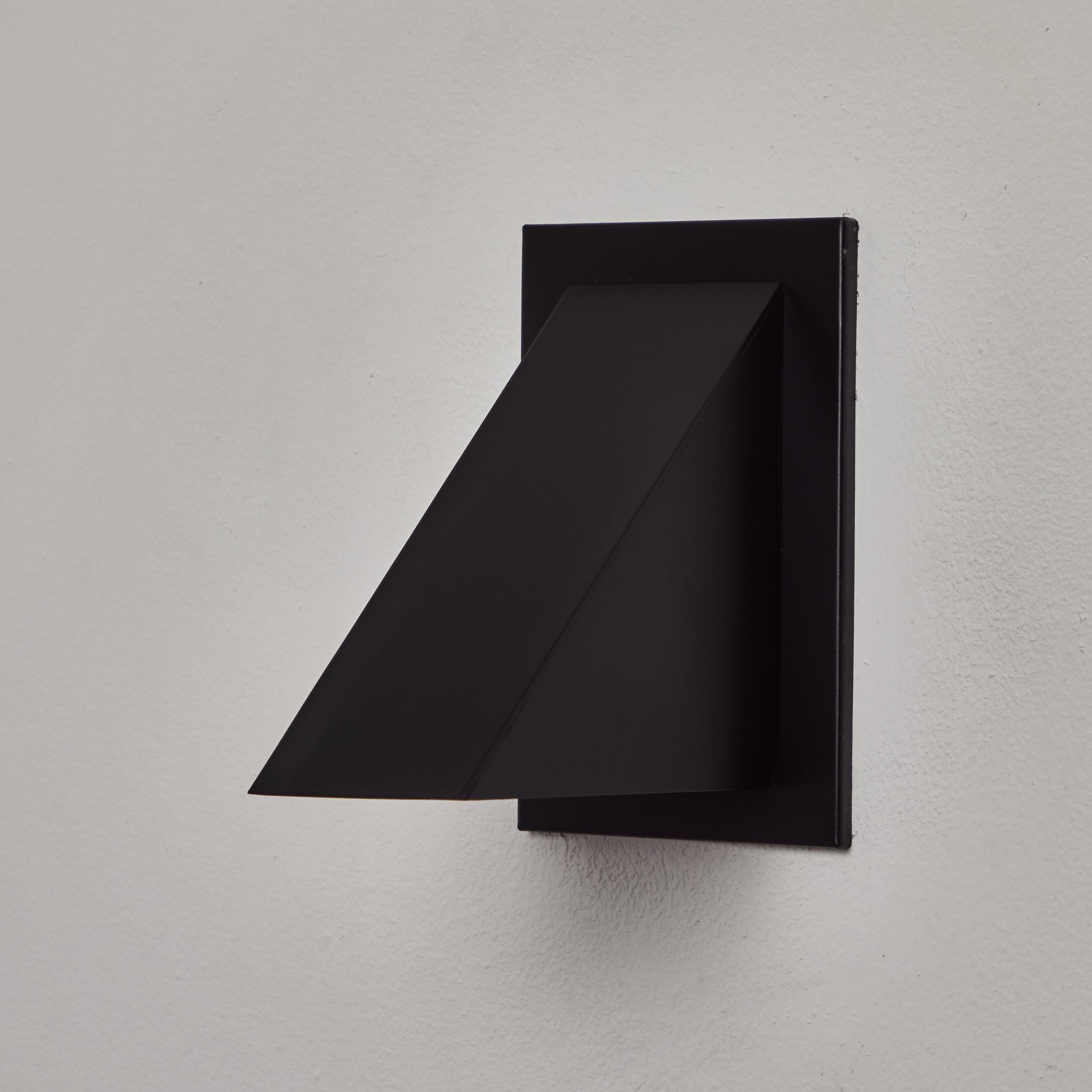 Pair of Jonas Bohlin 'Oxid' Wall Lights for Örsjö in Black For Sale 2