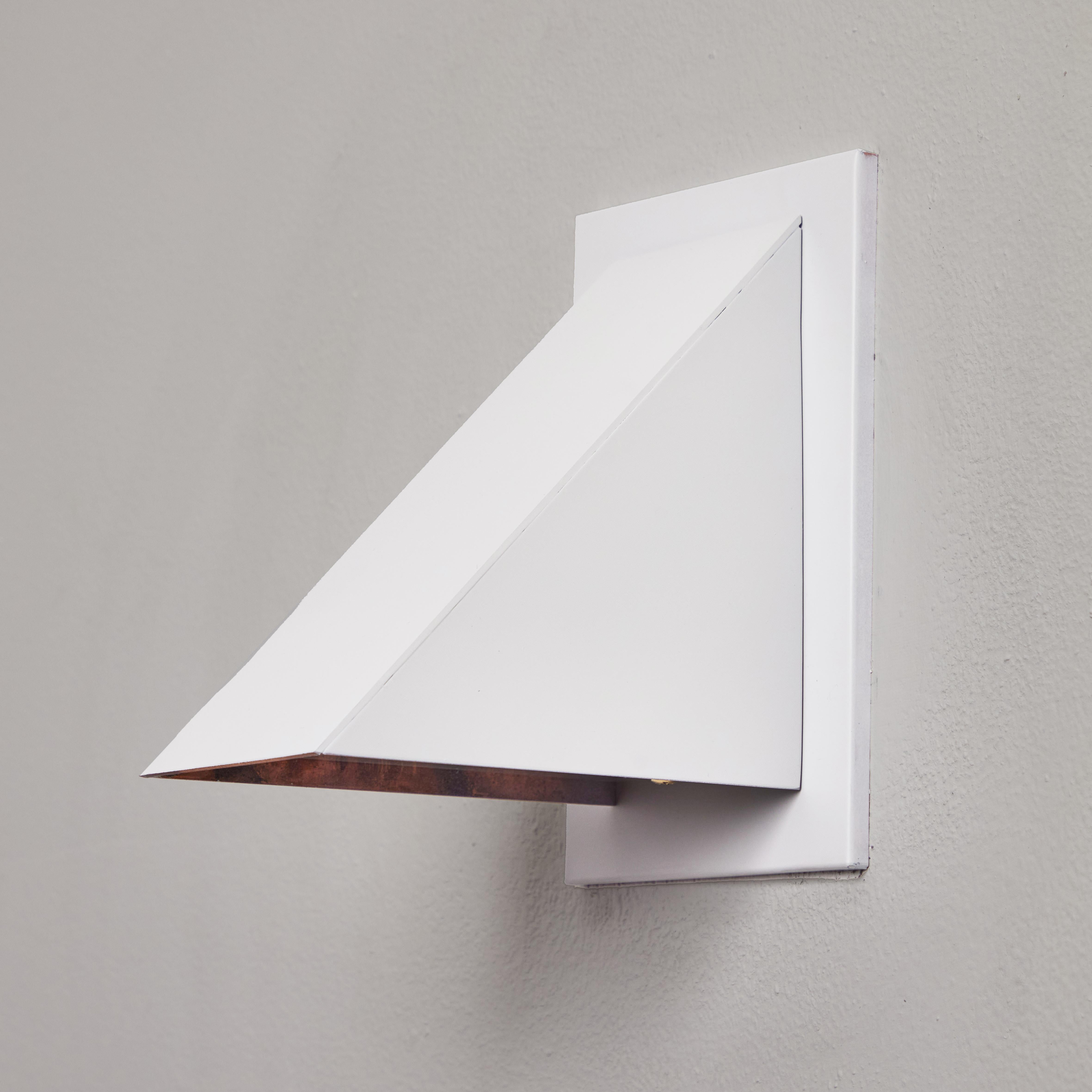 Contemporary Pair of Jonas Bohlin 'Oxid' Wall Lights for Örsjö in White For Sale