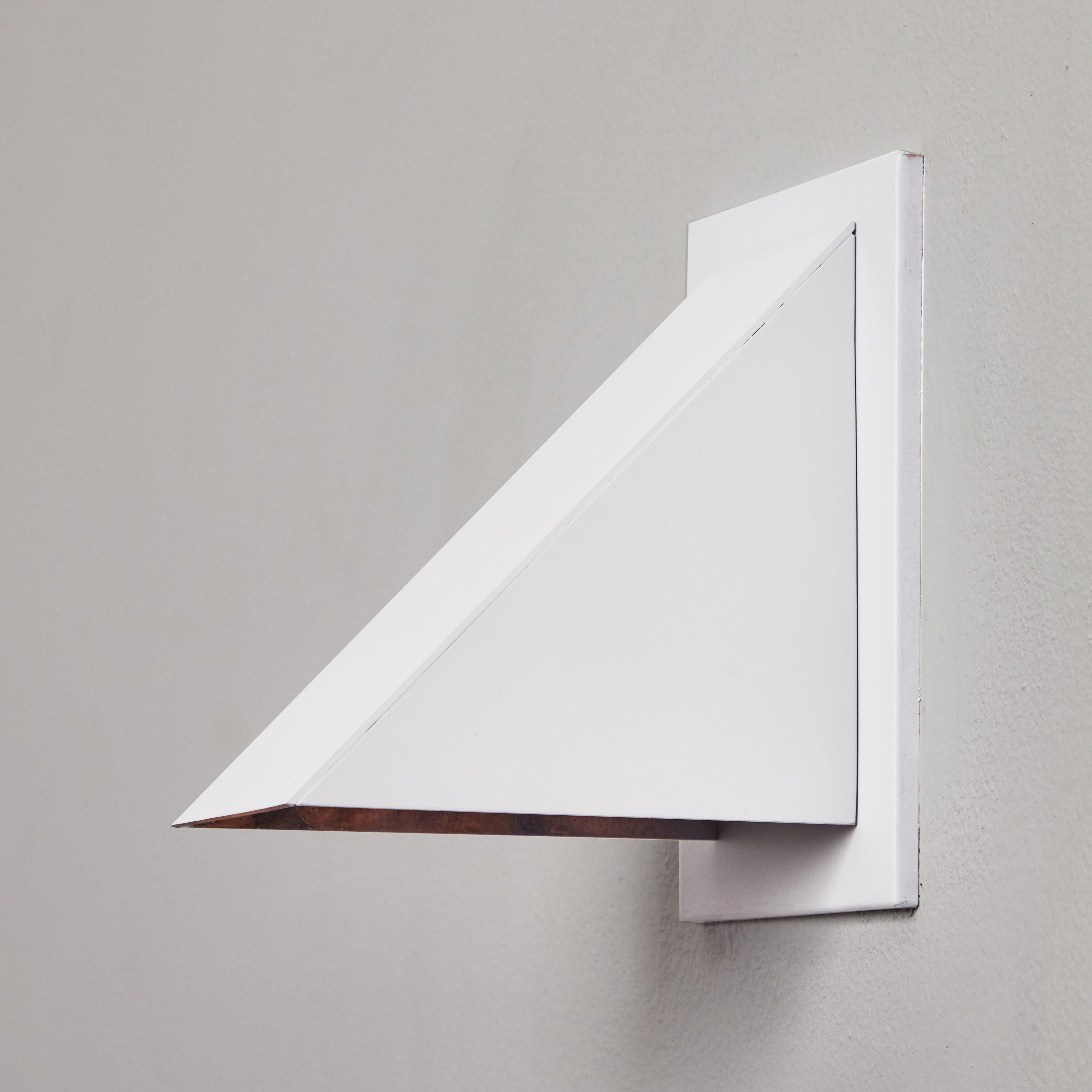 Metal Pair of Jonas Bohlin 'Oxid' Wall Lights for Örsjö in White For Sale