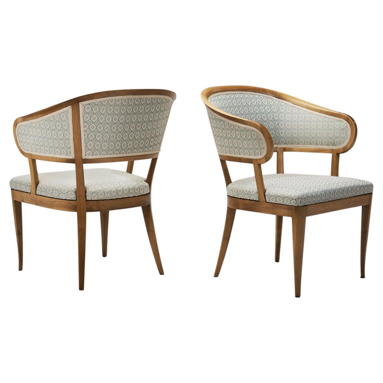 Carl Malmsten Jonas Love armchairs, mid-20th century