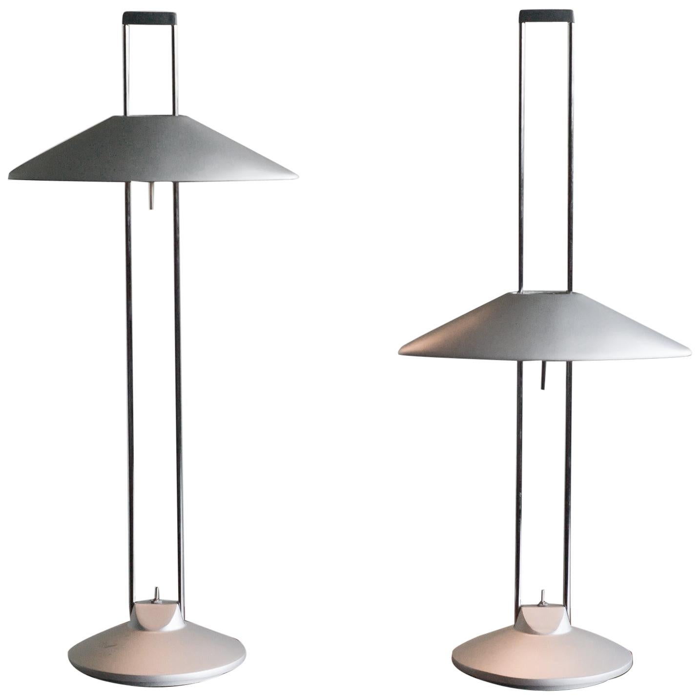 Pair of Jorge Pensi Regina Adjustable Table Lamps