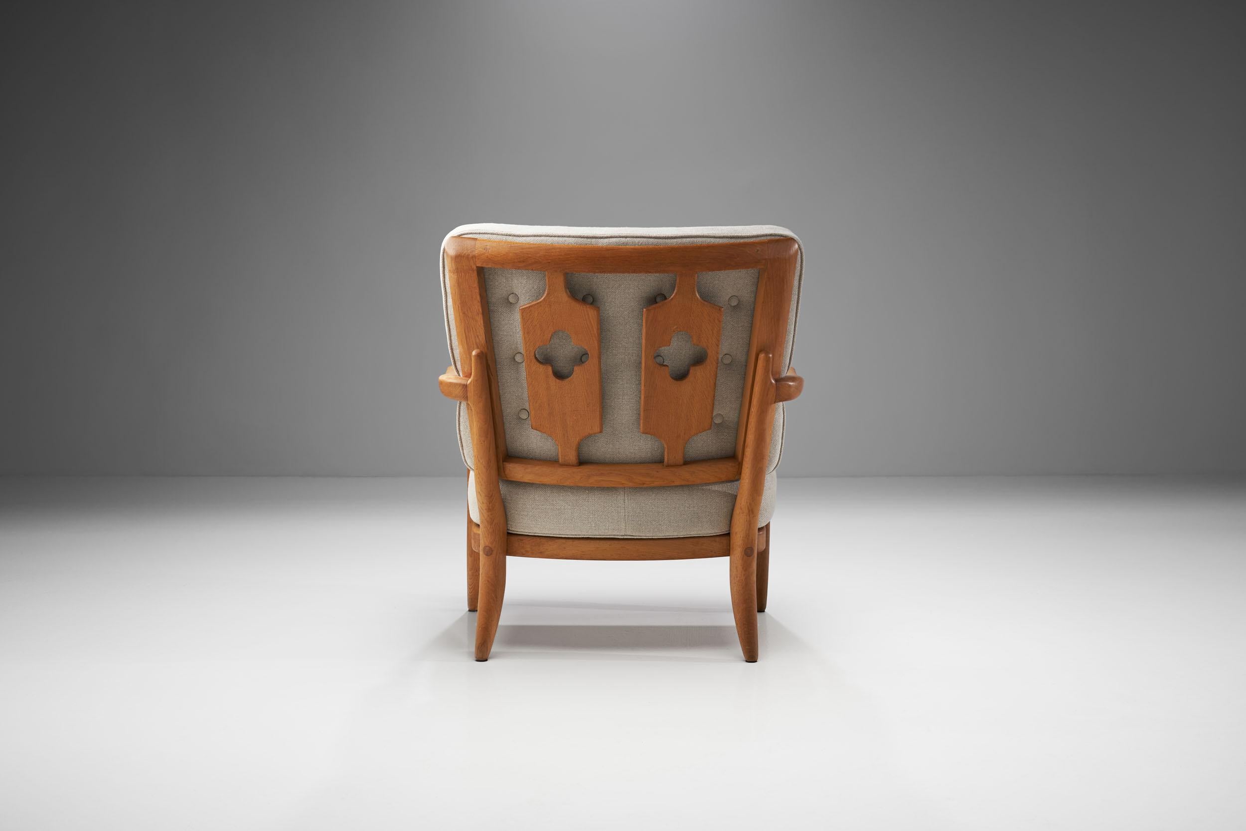 Lin Paire de fauteuils 'José' de Guillerme et Chambron, France années 1950