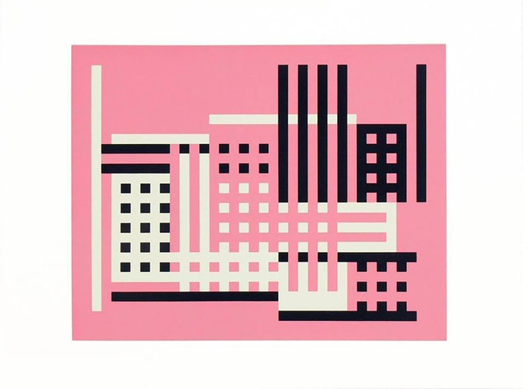 Ein Paar Lithografien von Josef Albers aus Formulierung und Artikulation, herausgegeben von Harry N. Abrams Inc. in New York und Ives Sillman Inc. in New Haven, um 1972. Unsignierte Auflage von 1000 Stück. Diese beiden Werke stammen aus der Mappe