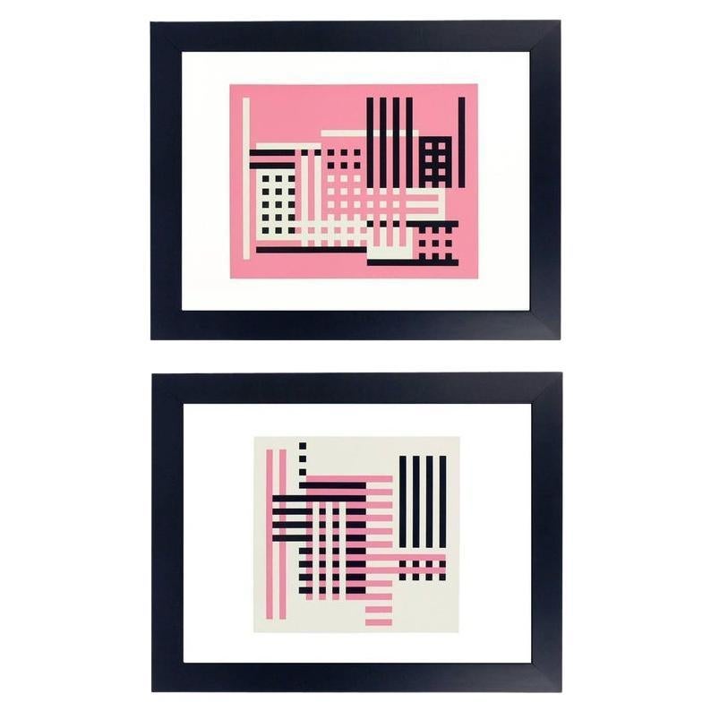 Pair of Josef Albers Lithographs from Formulation and Articulation