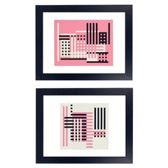 Pair of Josef Albers Lithographs from Formulation and Articulation