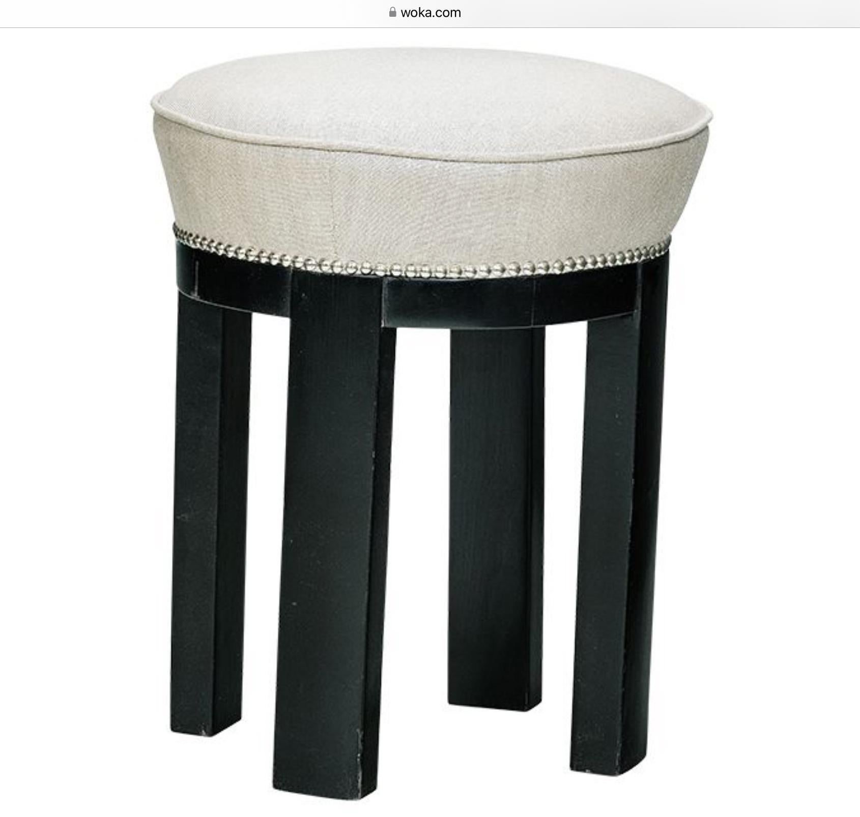 Hand-Crafted Pair of Josef Hoffmann Attr. Stools For Sale