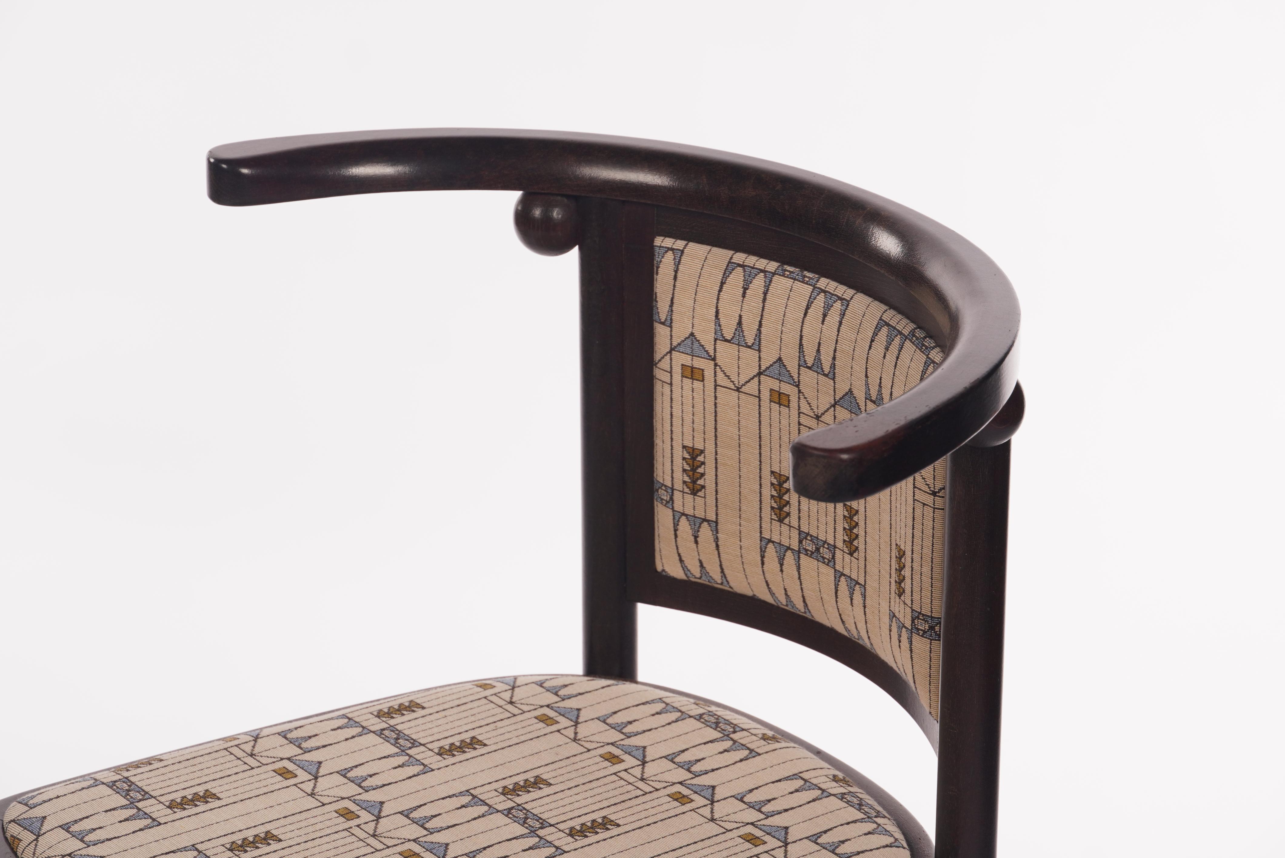 Mid-20th Century Pair of Josef Hoffmann Fledermaus Side / Dinning Chairs by Wittmann of Austria For Sale