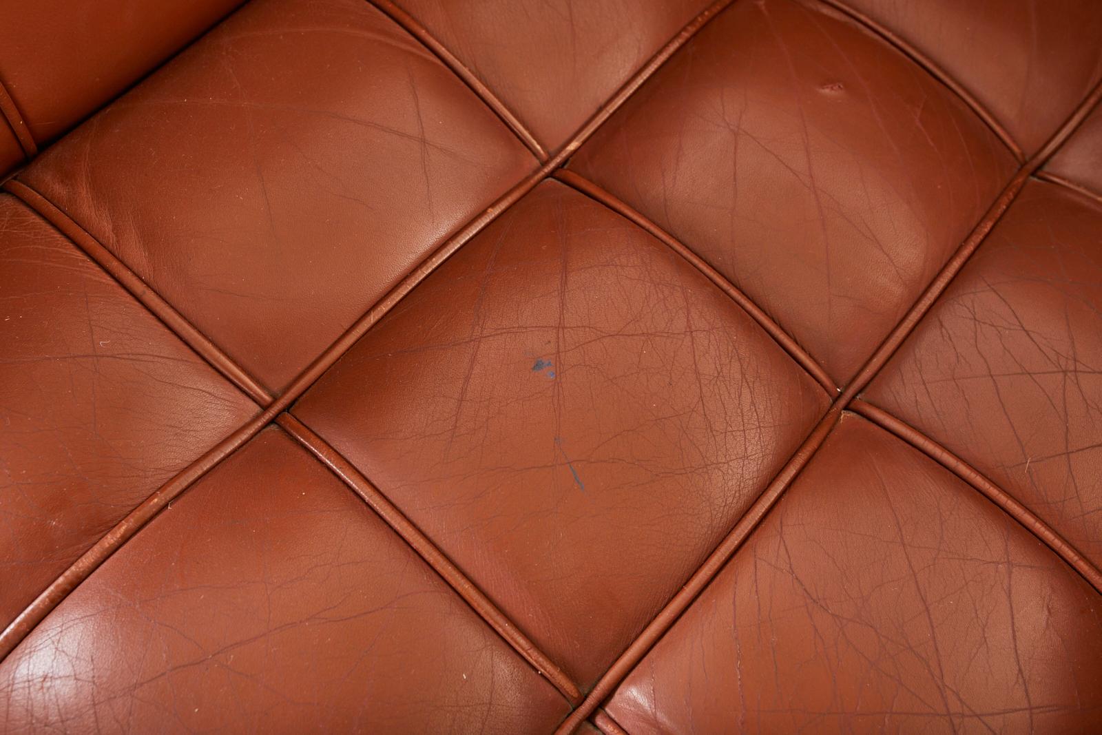 Paire de fauteuils Kubus en cuir de Josef Hoffmann par Wittmann 2