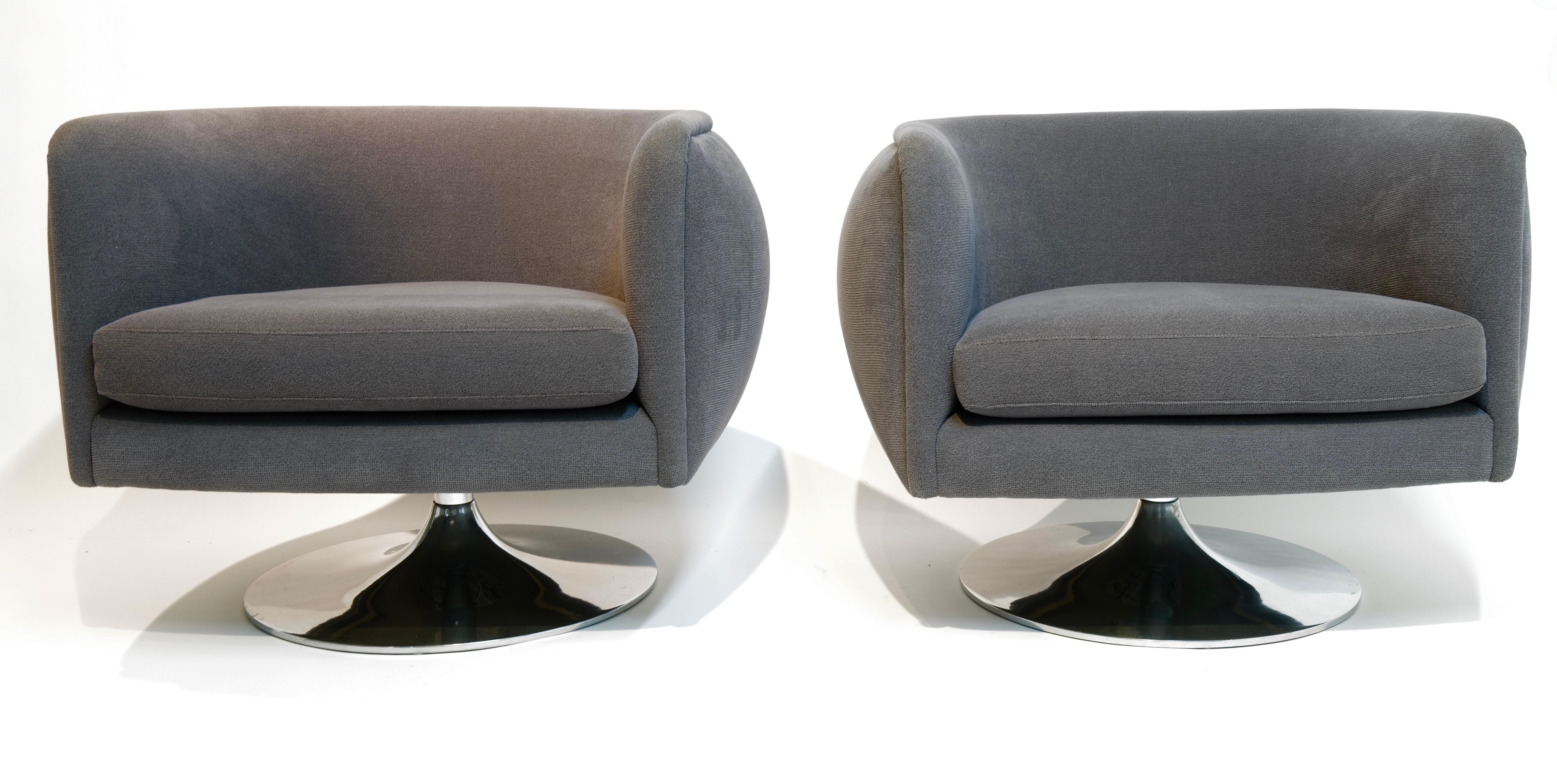 Paire de chaises longues réglables Joseph D'Urso pour Knoll Bon état - En vente à Oklahoma City, OK
